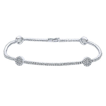 14k White Gold Lusso Diamond Tennis