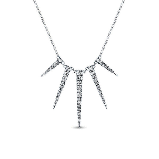 14k White Gold Kaslique Fashion Necklace