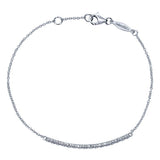 14k White Gold Chain  Bracelet