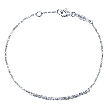 14k White Gold Chain  Bracelet
