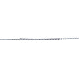 14k White Gold Chain  Bracelet