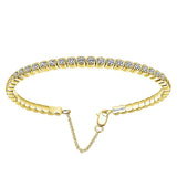 14k Yellow Gold Demure