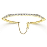 14k Yellow Gold Demure