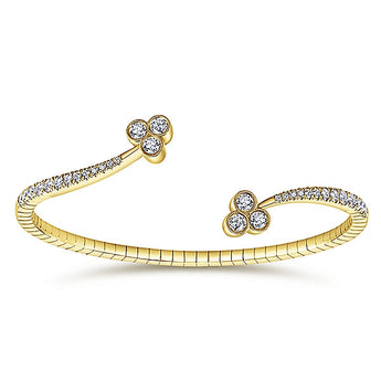 14k Yellow Gold Demure