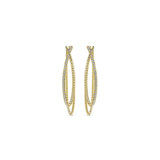 14k Yellow Gold Hampton Classic Hoop