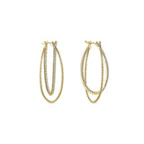 14k Yellow Gold Hampton Classic Hoop