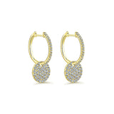 14k Yellow Gold Silk Drop