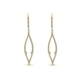 14k Yellow Gold Lusso Diamond Drop