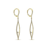14k Yellow Gold Lusso Diamond Drop