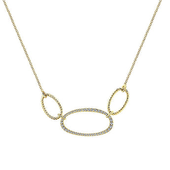 14k Yellow Gold Hampton Fashion Necklace