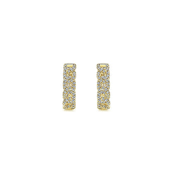 14k Yellow Gold Huggies Huggie