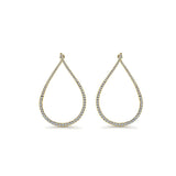 14k Yellow Gold Hoops Intricate Hoop