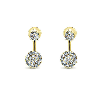 14k Yellow Gold Gemini Peek A Boo