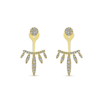 14k Yellow Gold Gemini Peek A Boo