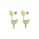 14k Yellow Gold Gemini Peek A Boo
