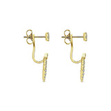 14k Yellow Gold Gemini Peek A Boo