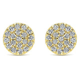 14k Yellow Gold Silk Stud