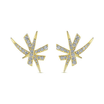 14k Yellow Gold Kaslique Stud