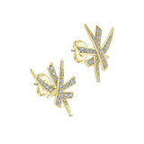 14k Yellow Gold Kaslique Stud