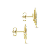 14k Yellow Gold Kaslique Stud