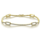 14k Yellow Gold Lusso Diamond Tennis
