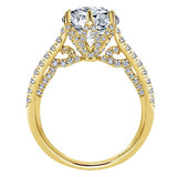 ER11640R6Y83JJ 18k Yellow Gold Round Straight Diamond Engagement Ring