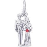 BRIDE & GROOM ACCENT CHARM