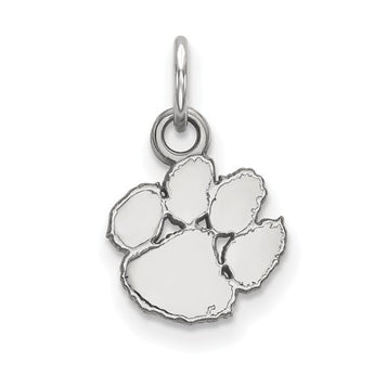 Sterling Silver LogoArt Clemson University XS Pendant