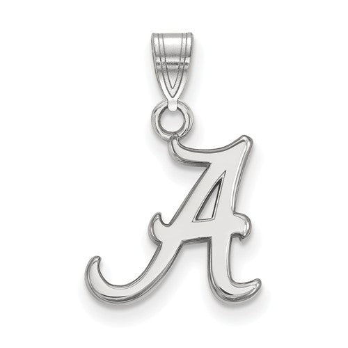 Sterling Silver LogoArt University of Alabama Small Pendant