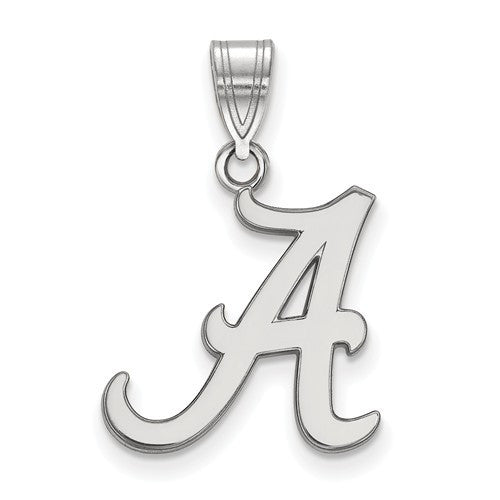 Sterling Silver LogoArt University of Alabama Medium Pendant