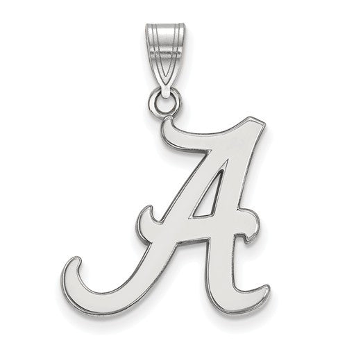 Sterling Silver LogoArt University of Alabama Large Pendant