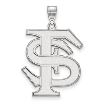 Sterling Silver LogoArt Florida State University XL Pendant