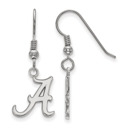 Sterling Silver LogoArt University of Alabama Small Dangle Earrings