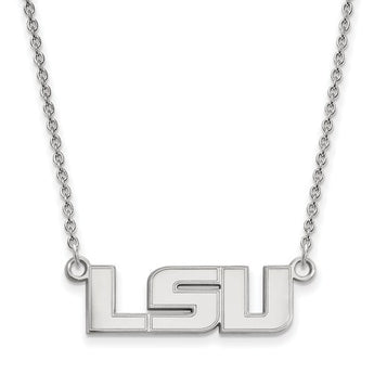 10kw LogoArt Louisiana State University Small Pendant w/Necklace
