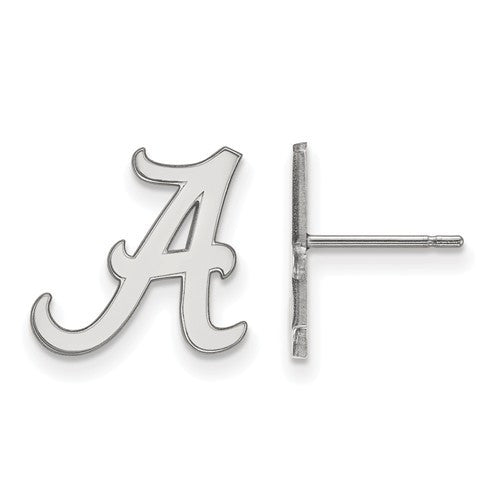 14kw LogoArt University of Alabama Small Post Earrings
