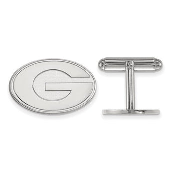 Sterling Silver LogoArt University of Georgia Cuff Link