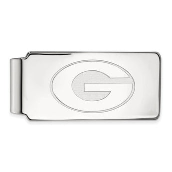 Sterling Silver LogoArt University of Georgia Money Clip
