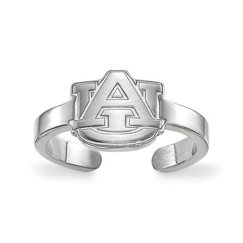 Sterling Silver LogoArt Auburn University Toe Ring