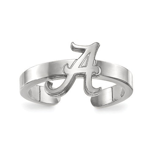 Sterling Silver LogoArt University of Alabama Toe Ring