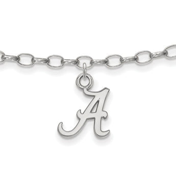 Sterling Silver LogoArt University of Alabama Anklet