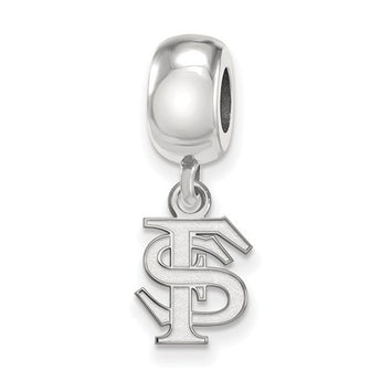 Sterling Silver LogoArt Florida State University XS Dangle Bead Charm