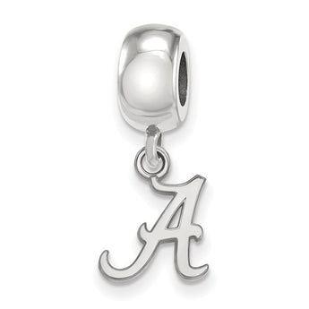 Sterling Silver LogoArt University of Alabama XS Dangle Bead Charm