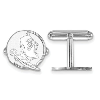 Sterling Silver LogoArt Florida State University Cuff Link