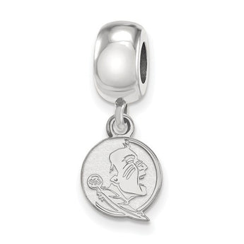 Sterling Silver LogoArt Florida State University XS Dangle Bead Charm