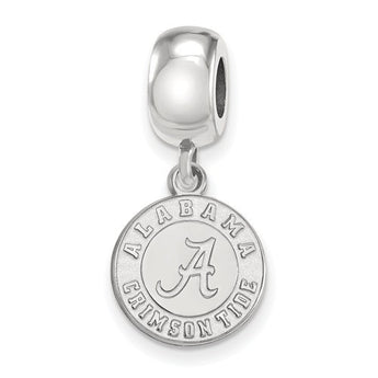 Sterling Silver LogoArt University of Alabama Small Dangle Bead