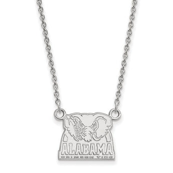 14kw LogoArt University of Alabama Small Pendant w/Necklace