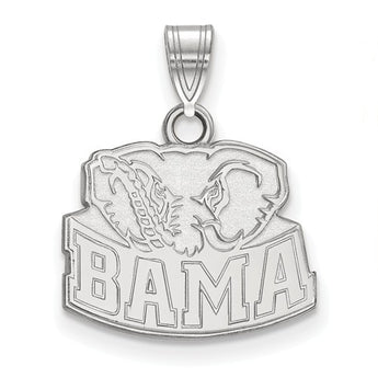 Sterling Silver LogoArt University of Alabama Small Pendant