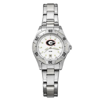 UNIV OF GEORGIA ALL-PRO WOMEN'S CHROME WATCH W/BRACELET