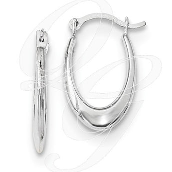 14kw Polished Hollow U-Shaped Hoops